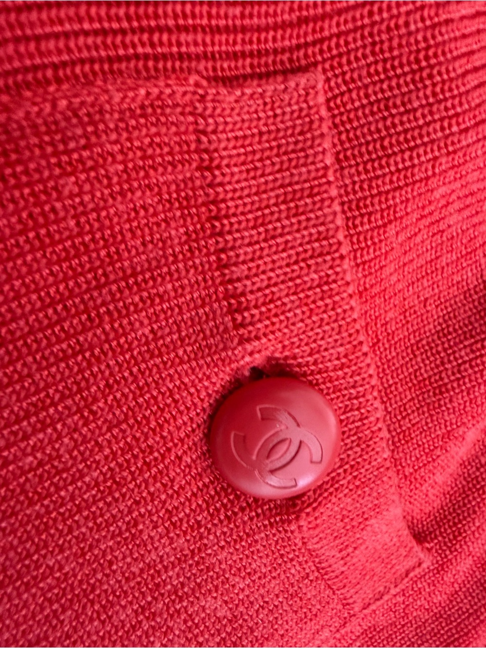 Authentic Chanel Coral Tank and shorts set fits like 38